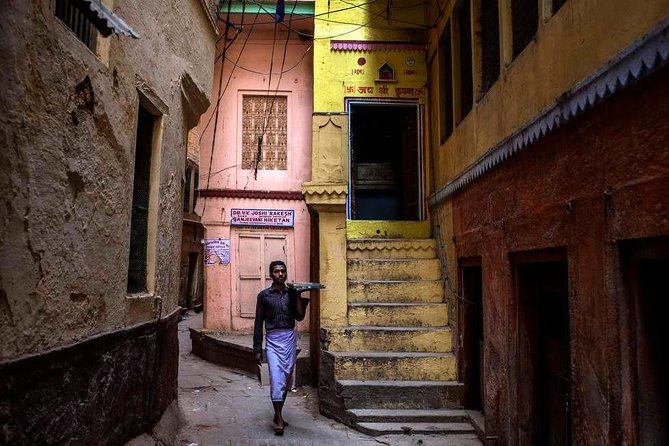 Historic architecture and lanes near the ghats in Varanasi